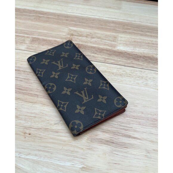 Authentic Louis Vuitton Monogram Porte Valeurs Checkbook Wallet - Picture 7 of 10